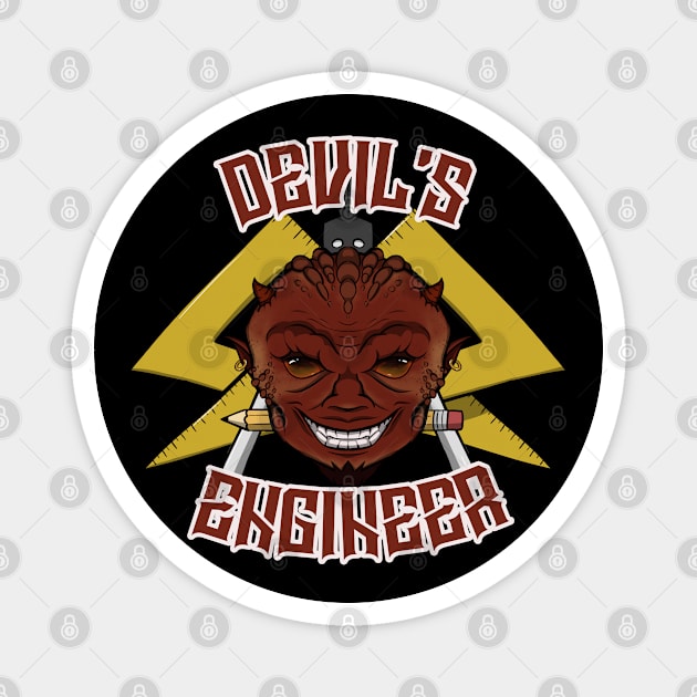 Devil's Engineer Magnet by RampArt
